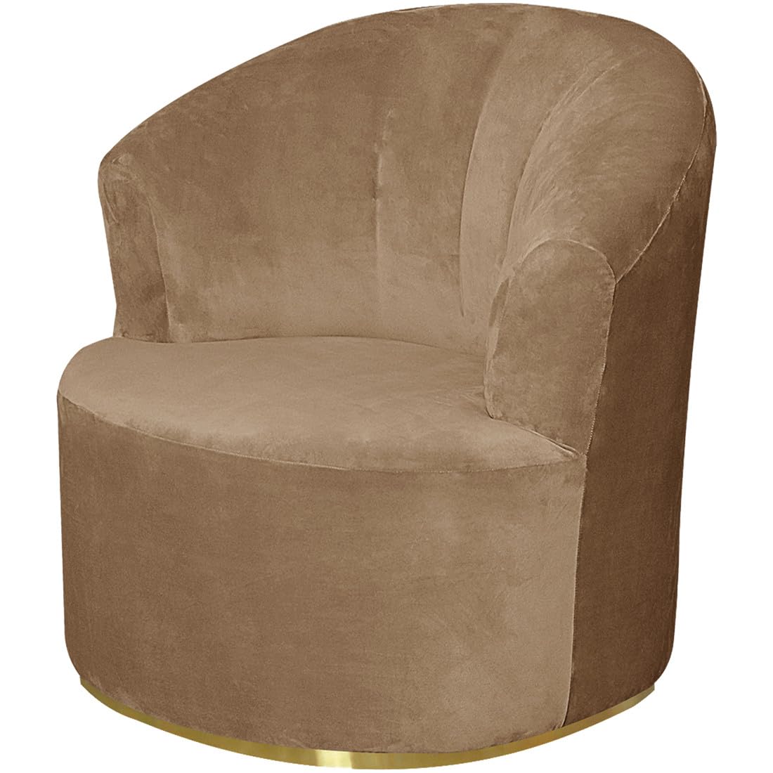 VIENLOVE Velvet Single Sofa Cover Swivel Barrel Chair Cover Modern Accent Chair Slipcovers Barrel Armchairs Sofa Cover Protector for Home Decor Living Room VIENLOVE