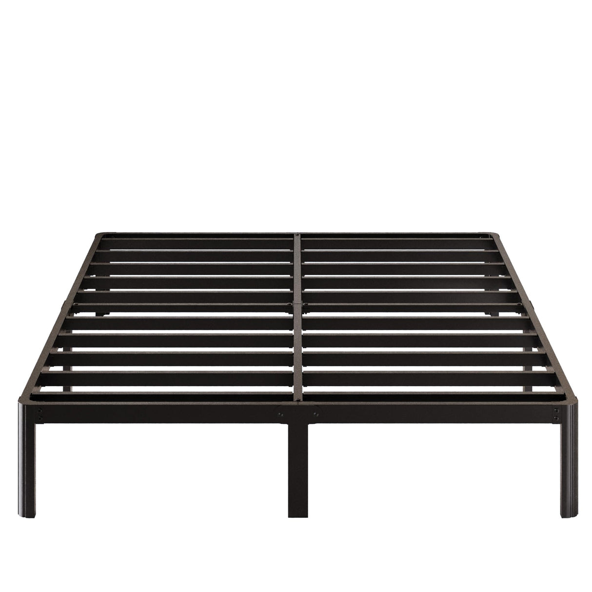 Lutown-Teen 10 Inch Queen Bed Frame with Rounded Corner Legs, 2000 LBS Heavy Duty Metal Queen Platform Bed Frame with Steel Slats Support, No Box Spring Needed, Noise Free, Easy Assembly Lutown-Teen