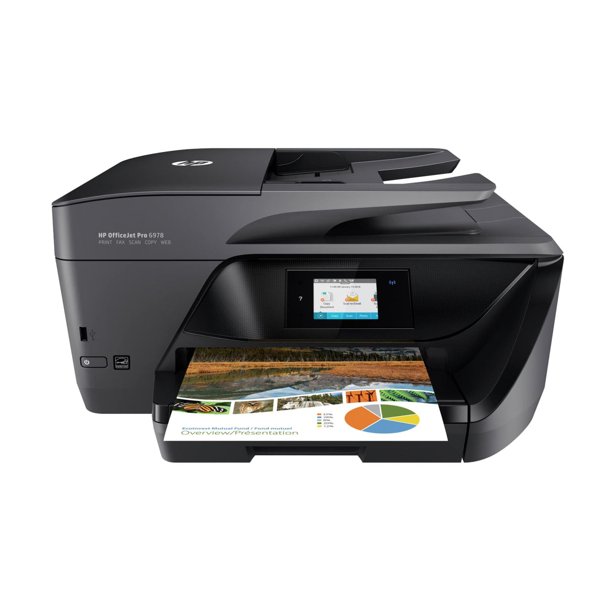HP OfficeJet Pro 6978 All-in-One Wireless Color Printer, HP Instant Ink, Works with Alexa (T0F29A) HP