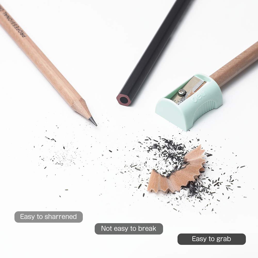 Drawing Pencils, Sketch Pencils Graphite 12B 8B 7B 6B 5B 4B 3B 2B B HB 2H and Charcoals Art Supplies for Sketching and Drawing,Pencil Set for Artists or Kids SouthStar