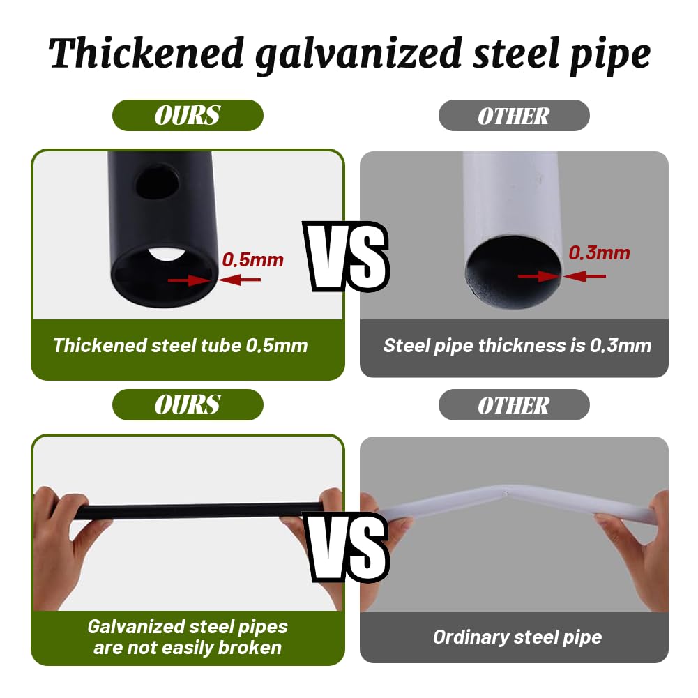 Newsmarts Garden Arch Arbor 7.9FT x 4.6FT Pergola Trellis with Stable Detachable Base for Wedding Ceremony Party Outdoor Climbing Plants Black Metal Newsmarts