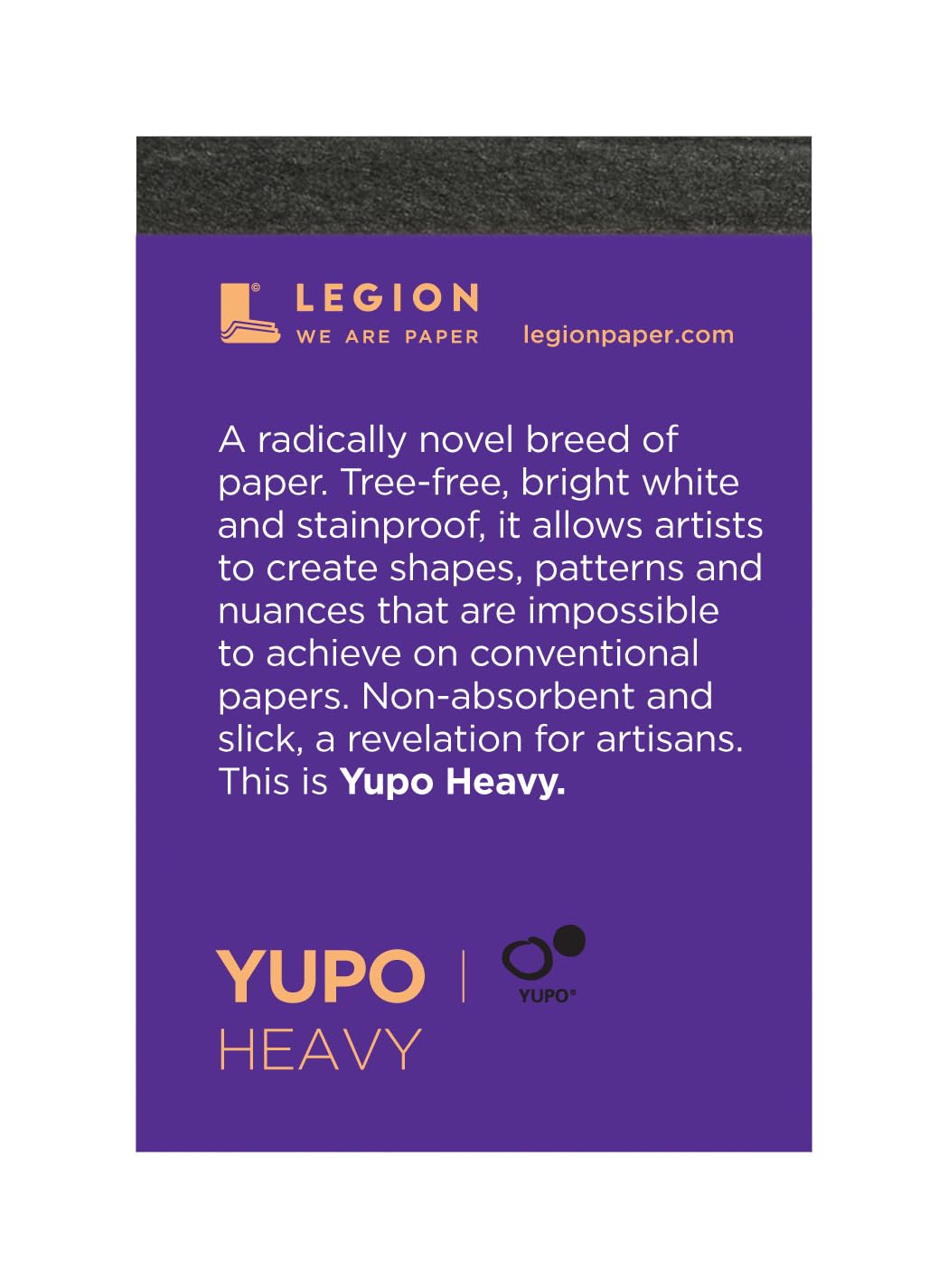 Legion Yupo Mini Artist Pad, 2.5 by 3.5 Inches, 10 Sheets, Heavy (L21-YPT153CL23) SENNELIER