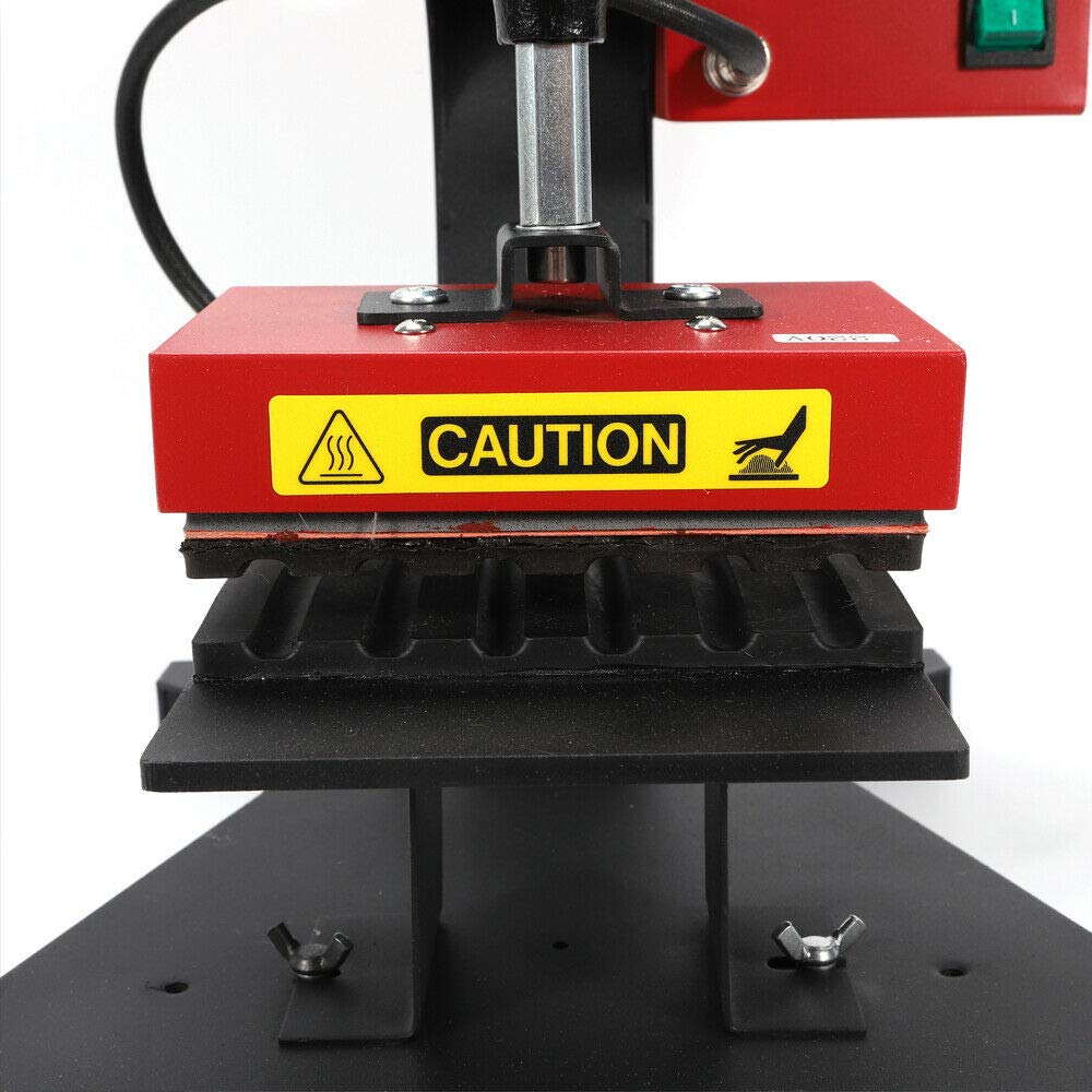 6X Digital Pen Heat Press Machine, 6PCS Fountain Pen 3D Logo Transfer Printer Hot Sublimation Heat Press Pen Ballpoint Heat Press Printing Transfer with LCD Display for DIY Pen Printing Uphilltool