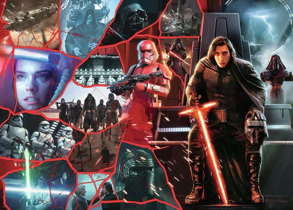 Ravensburger Star Wars Villainous: Kylo Ren 1000 Piece Jigsaw Puzzle for Adults - 17340 - Every Piece is Unique, Softclick Technology Means Pieces Fit Together Perfectly Ravensburger