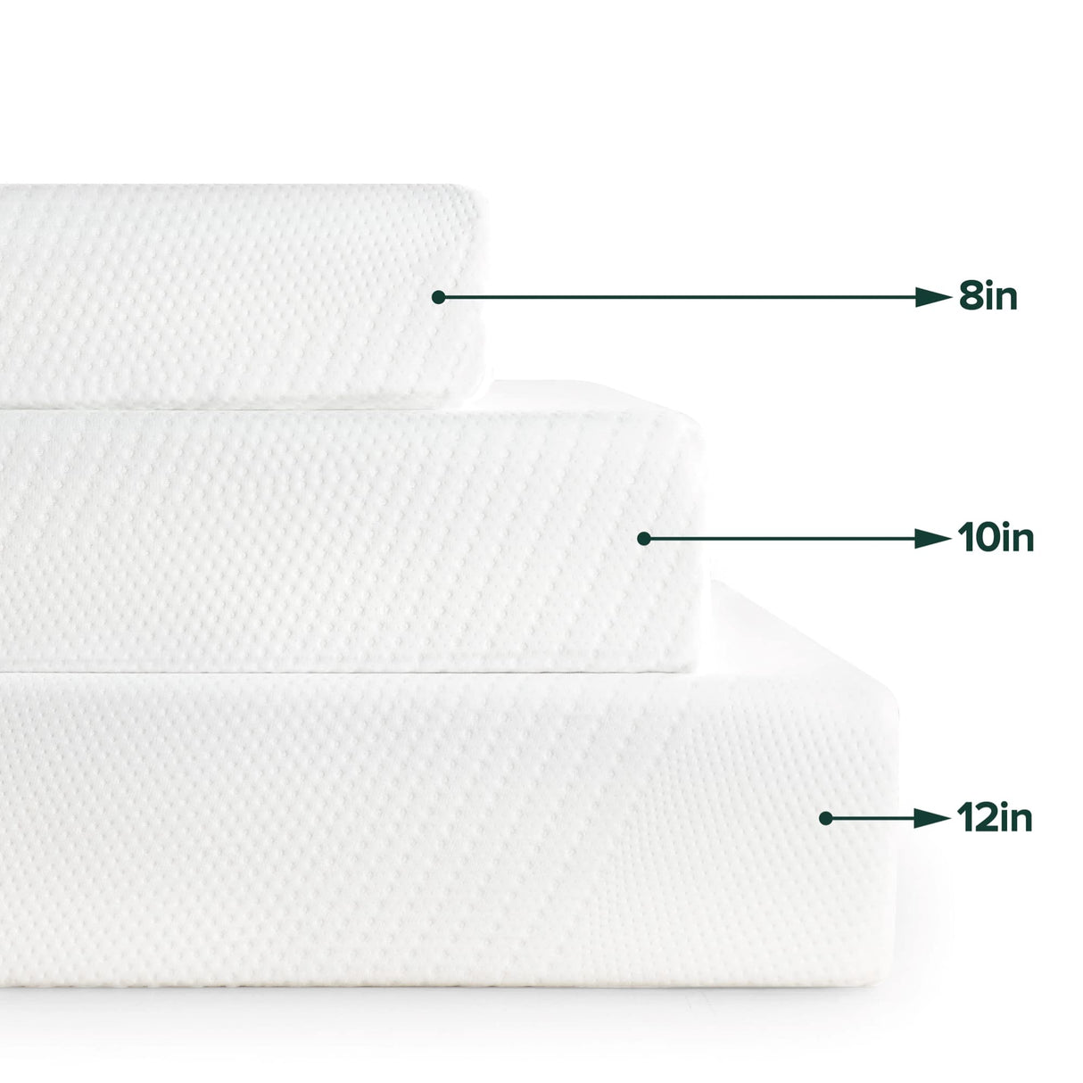 ZINUS 10 Inch Green Tea Essential Memory Foam Mattress, Twin, Mattress in A Box, Affordable Mattress, CertiPUR-US Certified Zinus