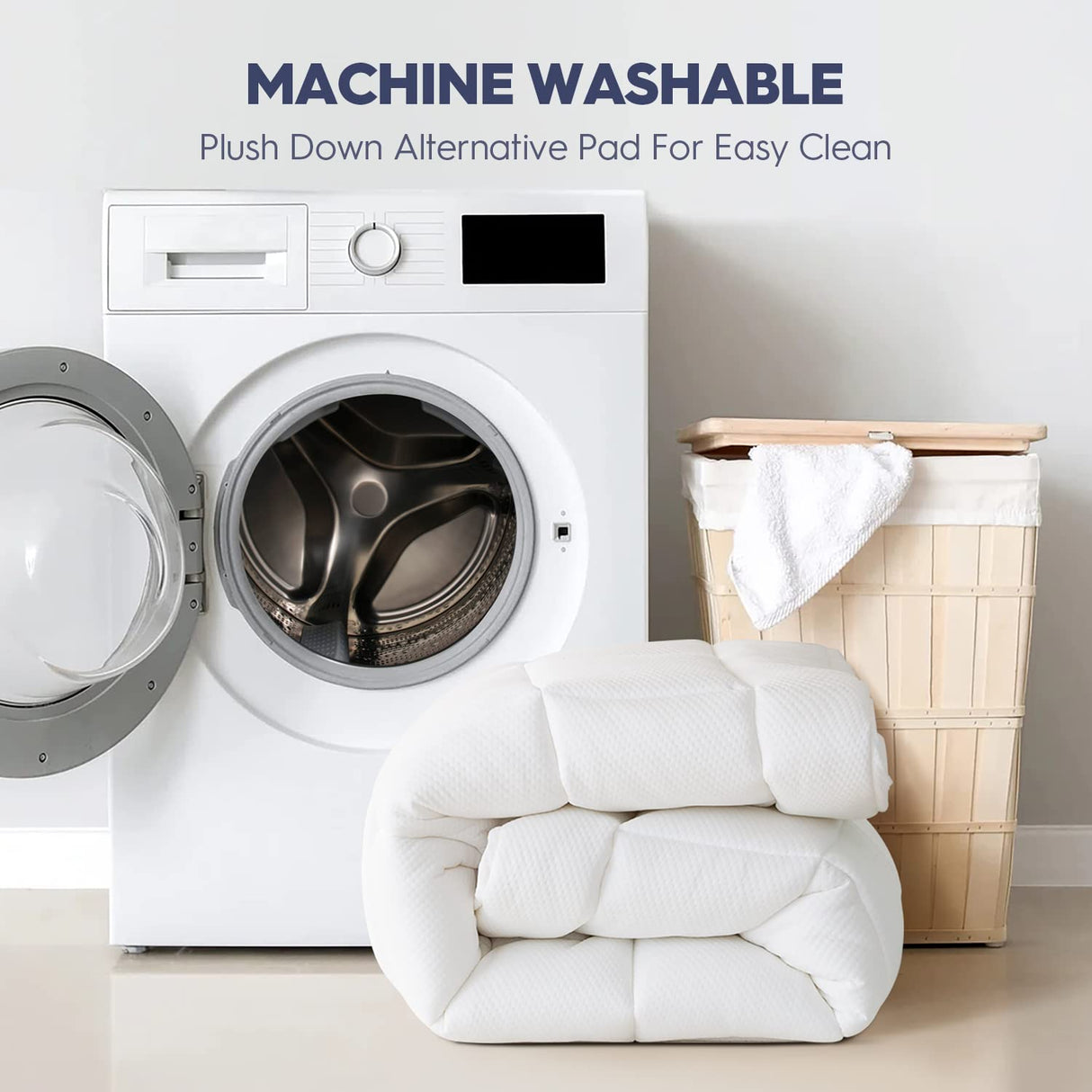 ELEMUSE King Size Dual Layer 3 Inch Memory Foam Mattress Topper, 2 Inch Cooling Gel Memory Foam and 1 Inch Thick Soft Pillow Top Mattress Pad Cover for Back Pain Relief, Bed Topper for Side Sleep ELEMUSE