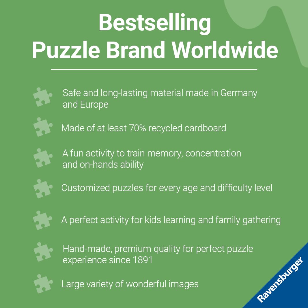 Ravensburger Ocean Turtles - 200 Piece Jigsaw Puzzle for Kids | Unique, Perfectly Fitting Pieces | Enhances Creativity and Concentration | Ideal Gift for Holidays and Birthdays Ravensburger