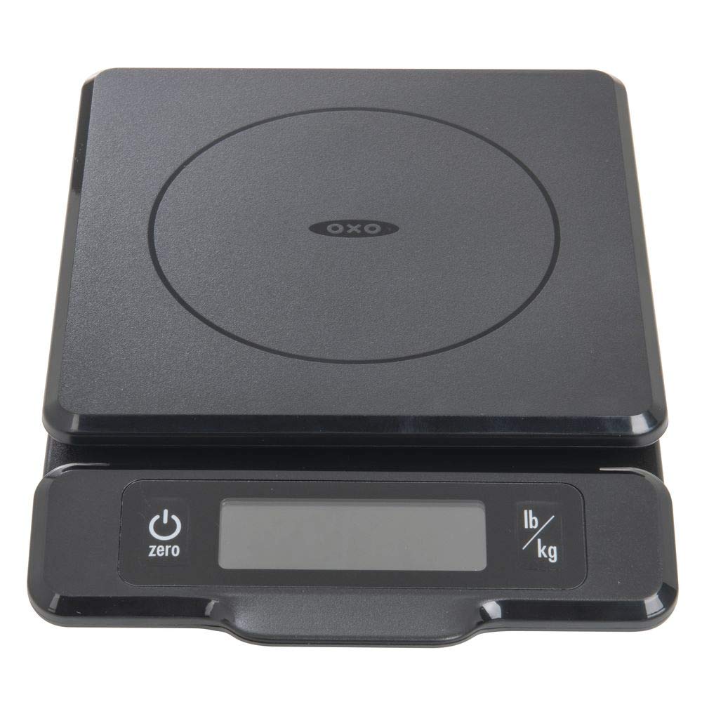 OXO Good Grips 5-lb Food Scale with Pull-Out Display,Black OXO