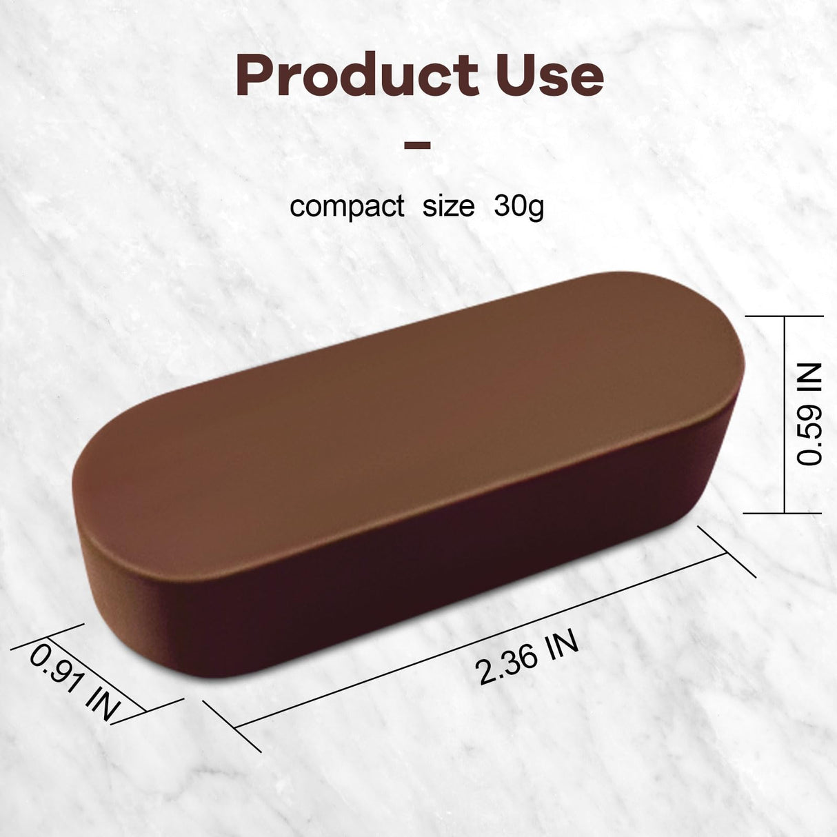 Brown Tripoli Polishing Compound for Buffing Wheel - Buffing Compound for Aluminum & Stainless Steel & Wood(1 Oz/Brown) WENESTR