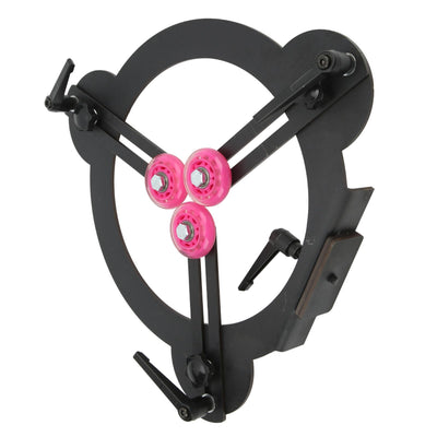 Woodturning Steady Rest, Woodturning Steady Rest, Round Metal Turning Tools for Wood Lathe Parts Accessories Break Open, Woodturning Steady Rest