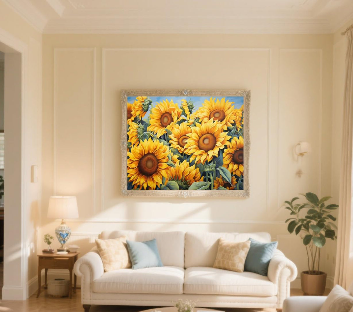 GXGLLPZBY 5D Diamond Painting Kits for Beginners,DIY Sunflower Diamond Art Kits for Adult, Full Round Diamond Dot Gem Art Kits,Home Wall Decoration 11.8x15.8 Inches GXGLLPZBY