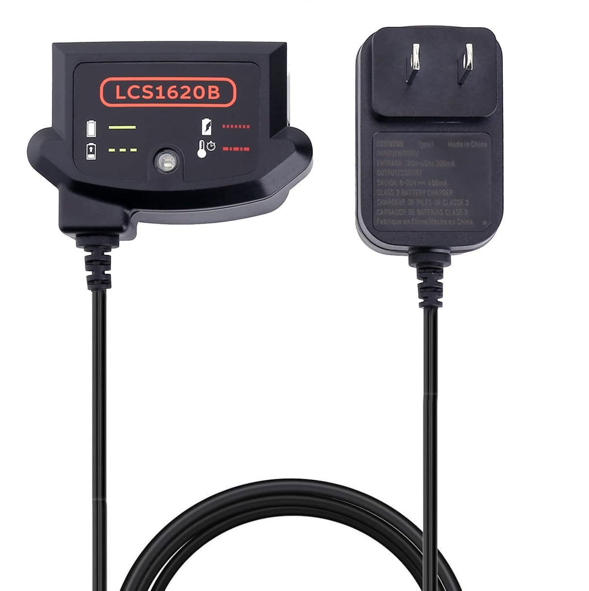 20V MAX Lithium Battery Charger Replacement for Black Decker LCS1620B,Compatible with Black and Decker 20Volts Li-ion Battery LBXR20 LBXR20-OPE LB2X4020 LBX4020 LB20 LBX20 LBXR2020-OPE Gonocop