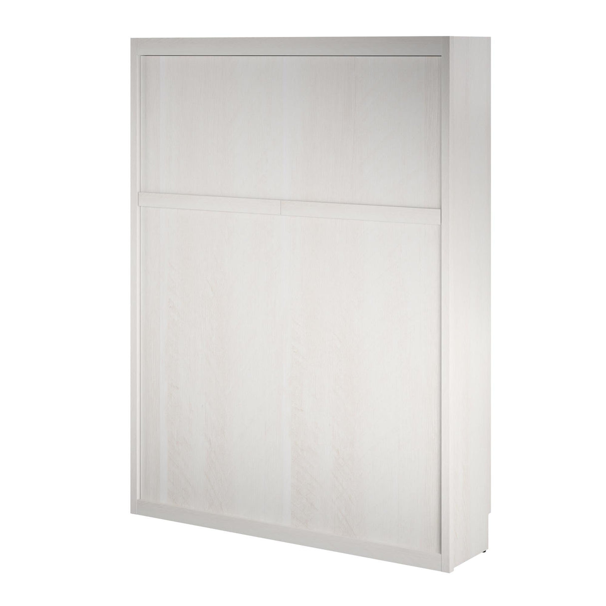 REALROOMS Halstead Queen Size Wood Murphy Bed Fold-Out Multi-Functional Storage Wall Bed Multi-Purpose Space-Saving Bedframe for Guest Room or Bedroom, Ivory Oak REALROOMS