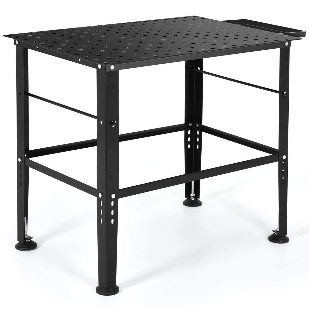 YITAHOME Welding Table, 36" x 24" Welding Table Top with 5/8" Holes, 0.12" Thick Fabrication Table, 1320lb Load Capacity Metal Workbench, Heavy Duty Carbon Steel Weld Table for Welding Sawing YITAHOME