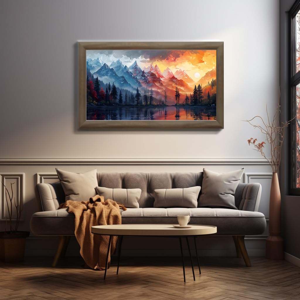 FEIMEIZE Wooden Jigsaw Puzzles for Adults 1000 Piece Puzzle for Adults 1000 Pieces - Forest of Ice and Fire FEIMEIZE