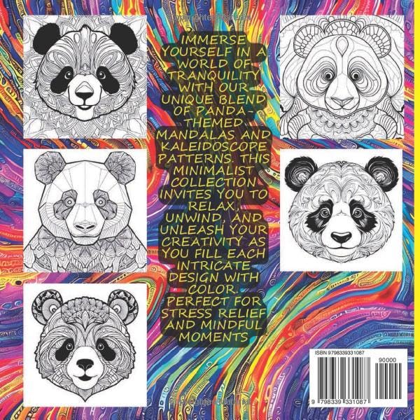 Best Mandela Panda Design (Stress Relieving Patterns): 41 Unique Patterns,Experience Mindfullness, Relaxation,Creative Expression ,Deep Focus and Mental Clarity WoodArtSupply