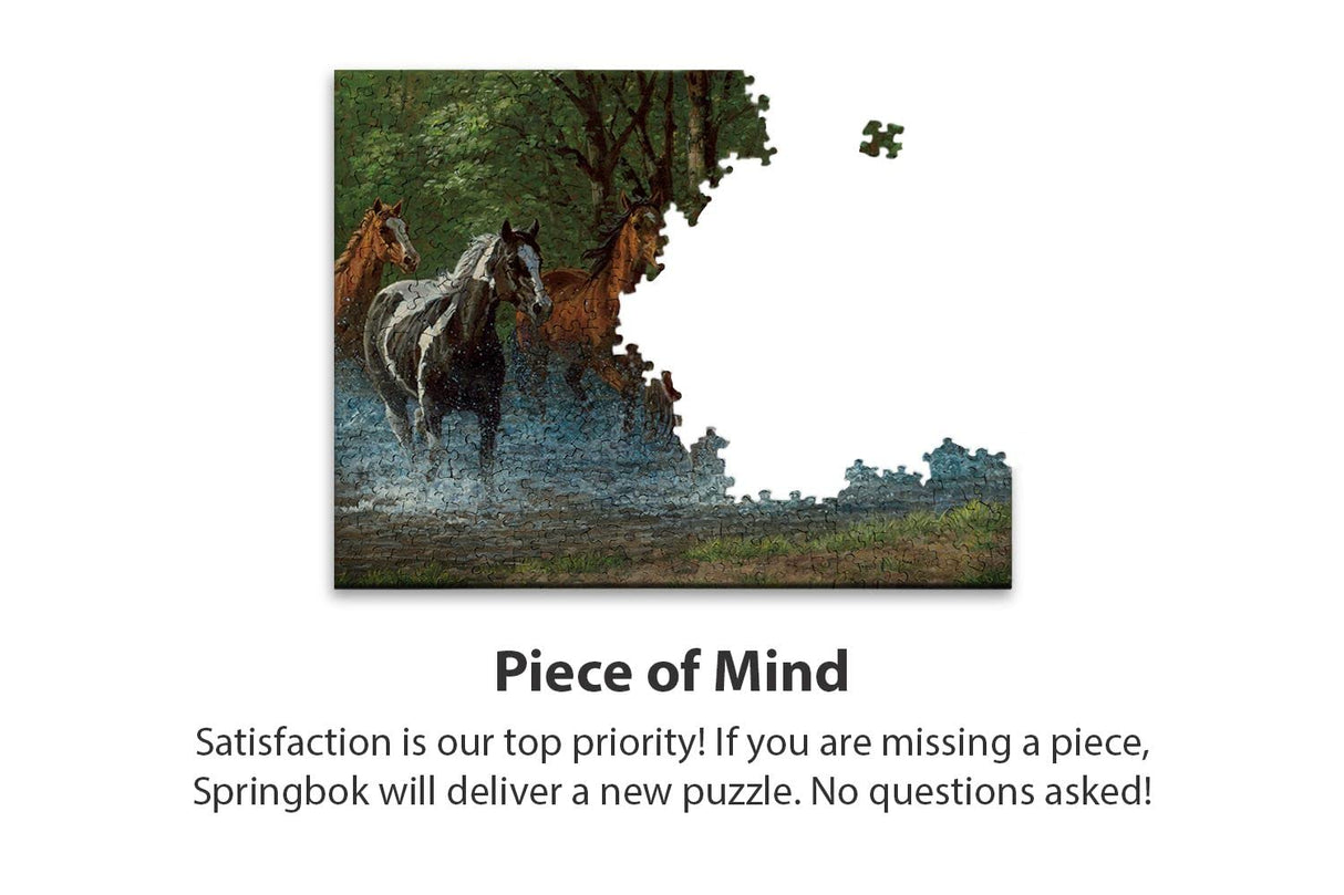 Springbok 500 Piece Jigsaw Puzzle Summer Creek Multi, Large/18 x 23.5" Springbok