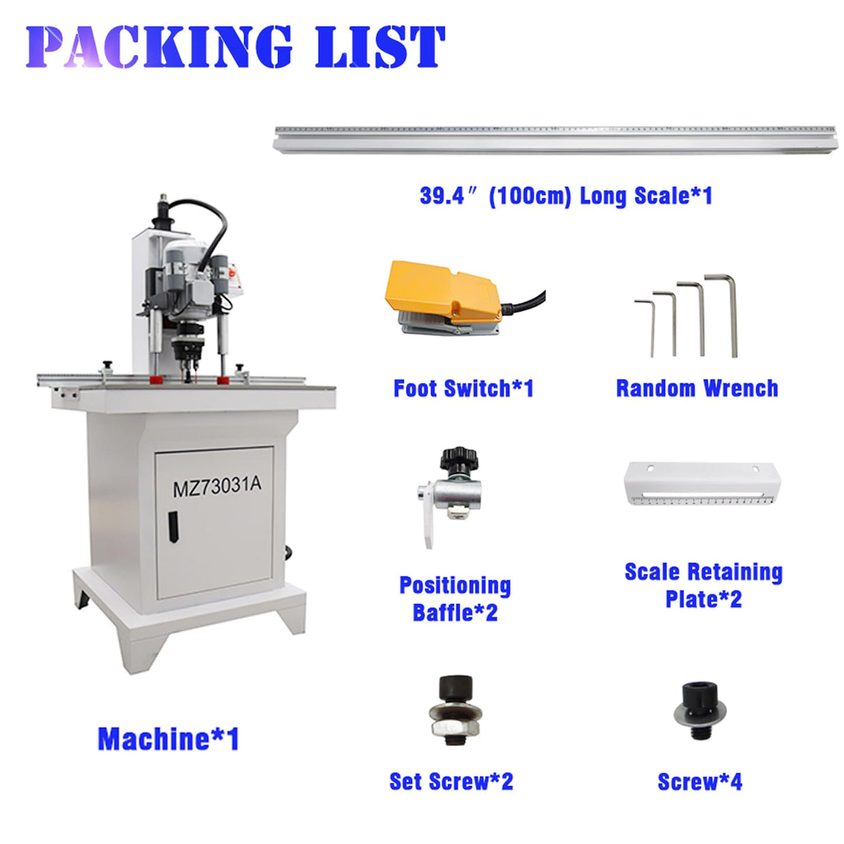 WYDDDARY Pneumatic Hinge Boring Insertion Machine Hinge Drilling and Boring Machine Woodworking Drilling for Cabinet and Furniture Single Head(45-9.5) 110V 1500W 2880RPM 0-50mm Depth WYDDDARY