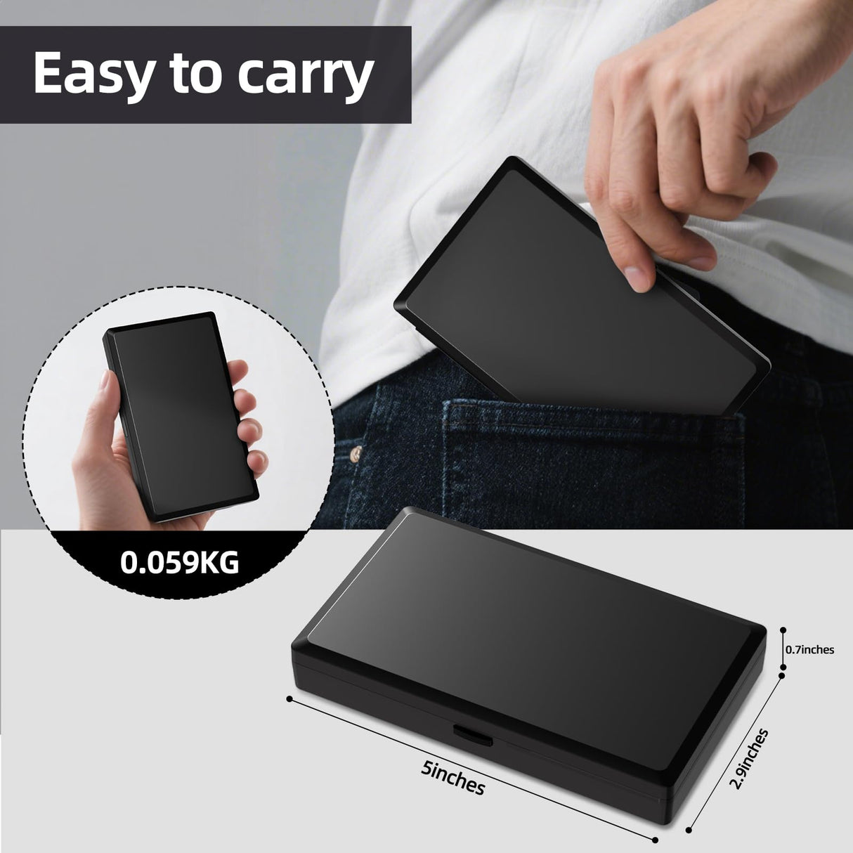 Gram Scale- 500g Ultra-Precise Digital Scale 0.01 Gram Accuracy for Jewelry, Diamonds, Gold & Silver, Portable Pocket Scale with LCD Display, Tare Function - Perfect for Jewelers & Collectors Yoncon