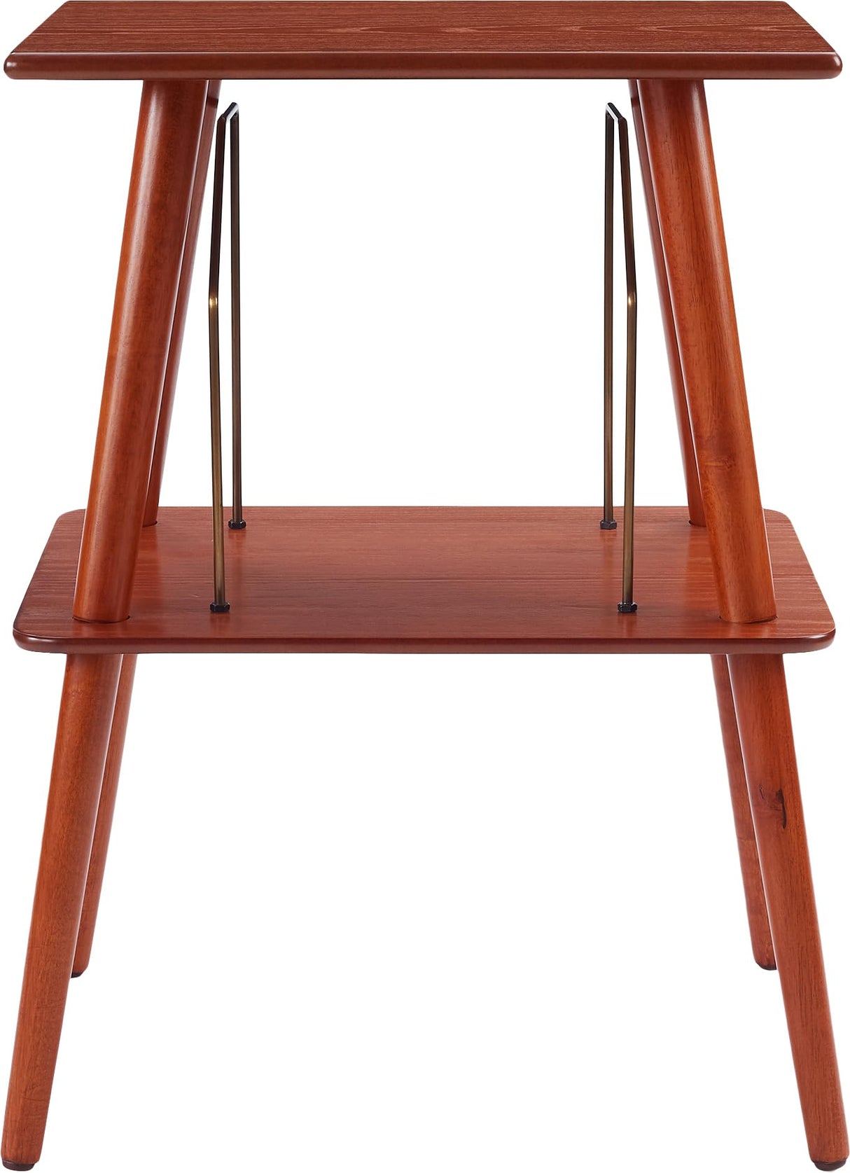 Crosley Manchester Record Player Stand, Media Console with Vinyl Storage, Modern Home Organizer, Paprika Crosley