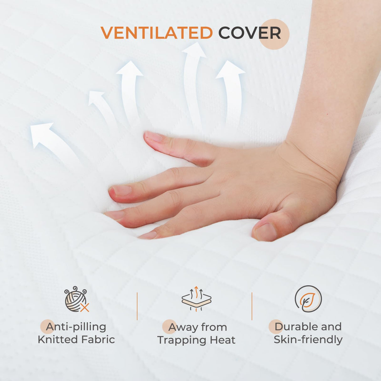 Sweetnight Queen Size Mattress, 12 Inch Gel Memory Foam Mattress in a Box, Flippable Mattress with Two Firmness Preference, Motion Isolation Sweetnight