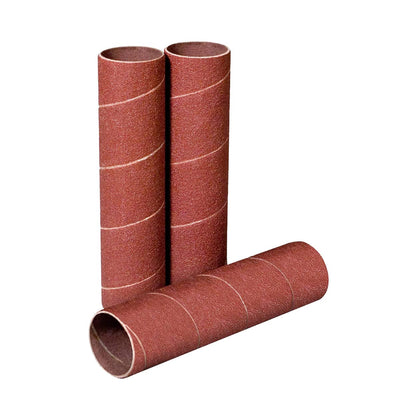 POWERTEC 11212 4.5 Inch Sanding Sleeves for Spindle Sander | 120 Grit | Aluminum Oxide Sandpaper Diameter 1 Inch – 3 Pack