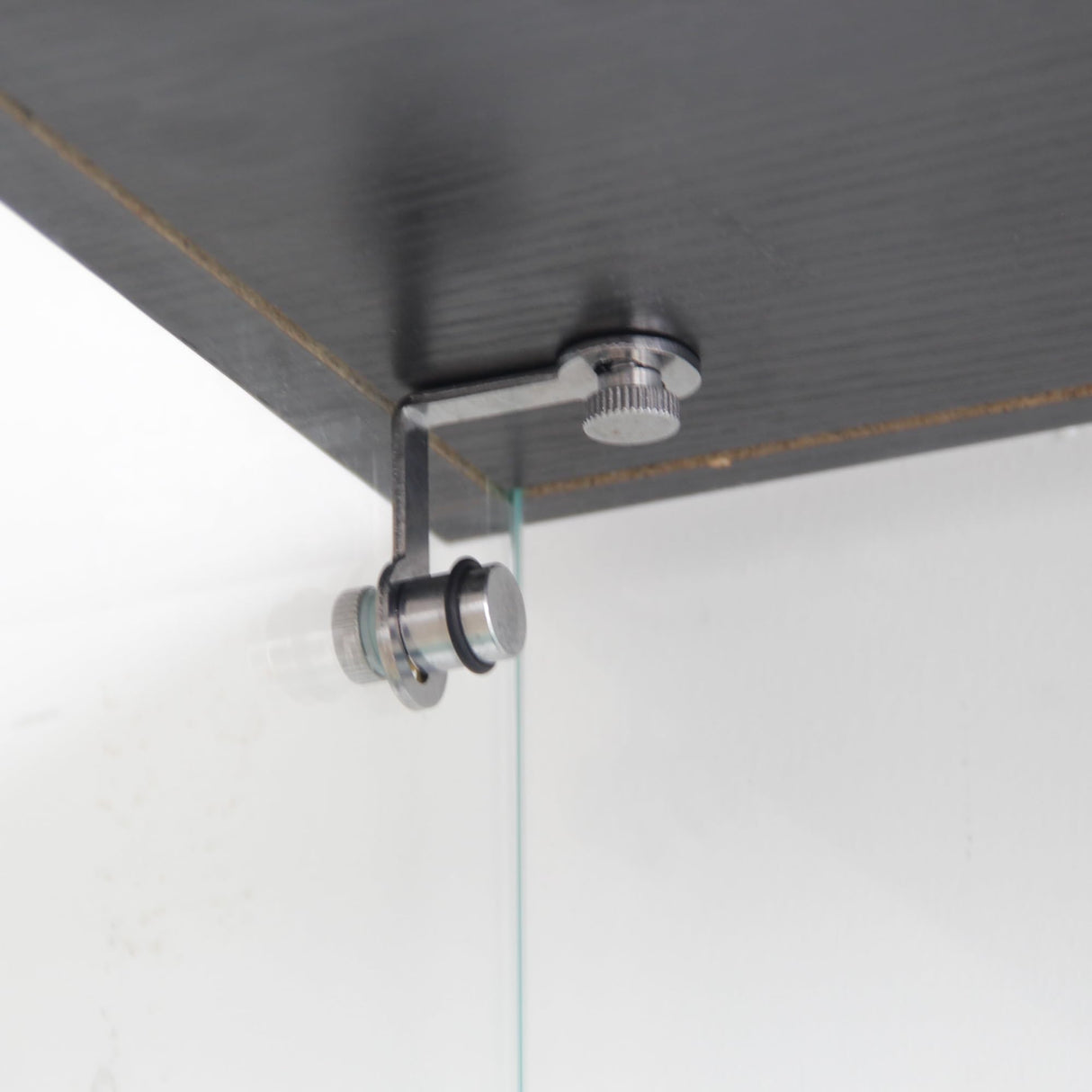 Shengrunner Frameless Glass Display Cabinet, Curio Cabinet with Lock and Glass Door, Floor Standing Showcase Display Shelf for Collectibles, Legos, Figures, Plants Shengrunner