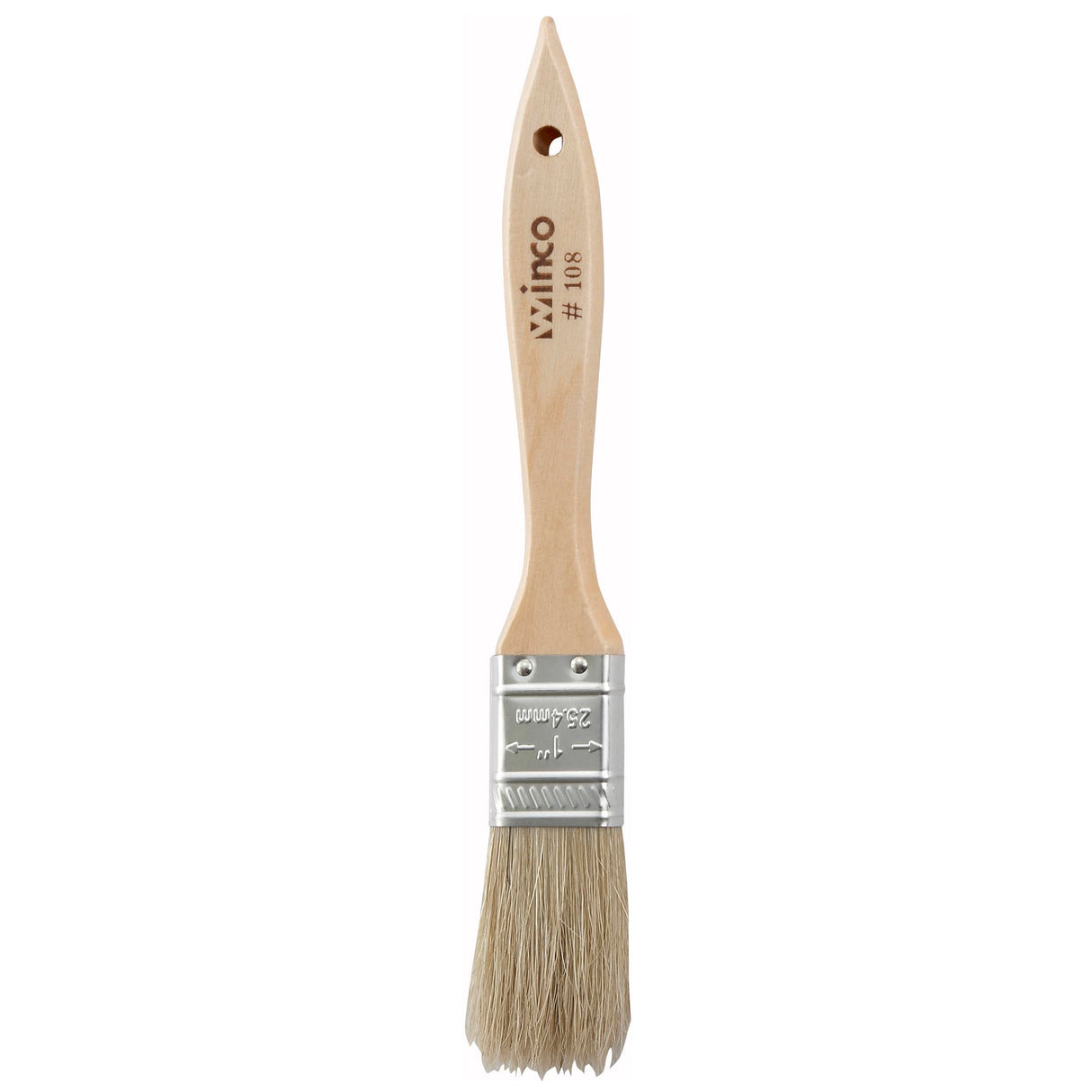 Winco Heavy-Duty Boar Bristle Pastry Brush, 1" Winco
