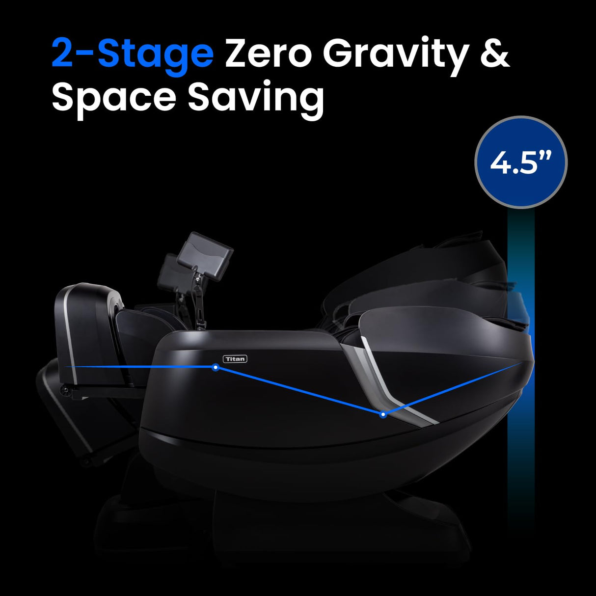 Titan Pro Vigor 4D | Taupe | Full Body Massage Chair | Zero Gravity Reclining | SL Track | Multiple Massage Techniques | Heated Roller | Space Saving | Foot & Calf Massage Titan