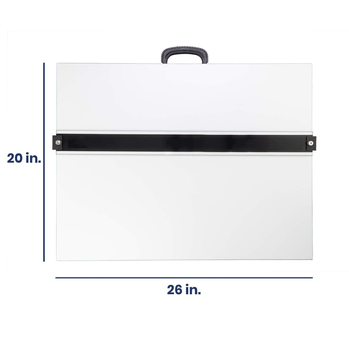 Pacific Arc Drafting Board, Portable Drafting Table with Parallel Bar, 20 x 26 Inches Pacific Arc