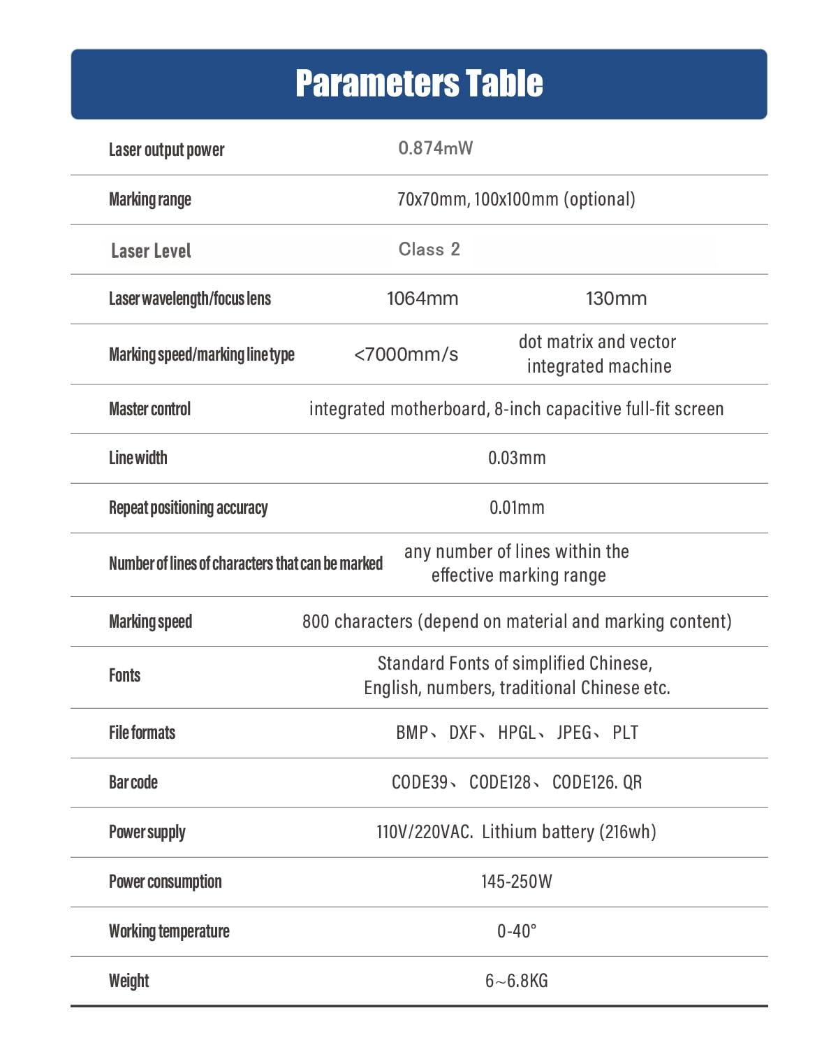 WTTTOOLS Fiber Laser Engraver 50W(0.874mW) Fiber Laser Marking Machine MAX Handheld Laser Engraving Machine Portable Laser Marker with 70 x 70mm Lens Battery Class 4 for Metal Non-Metal Material WTTTOOLS