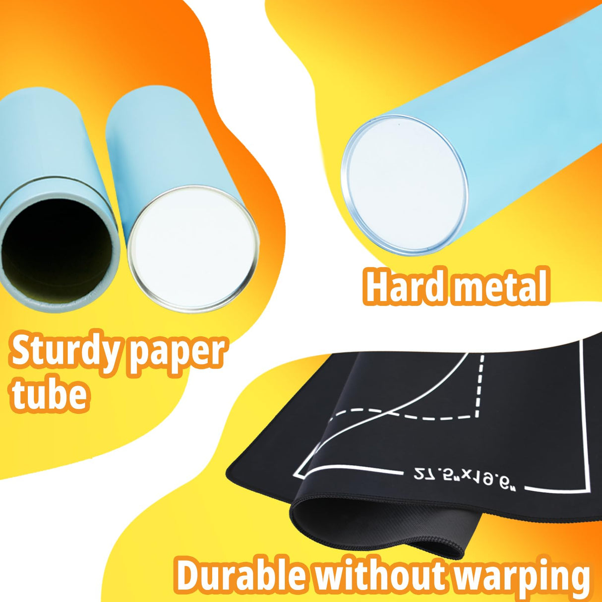 Rubber Jigsaw Puzzle Mat 1000 Pieces | 20" x 27"Puzzle Mats Roll Up | Jigsaw Puzzle Mats for Adult Puzzles Storage and Saver | Work with Puzzle Board and Puzzle Table Celawork