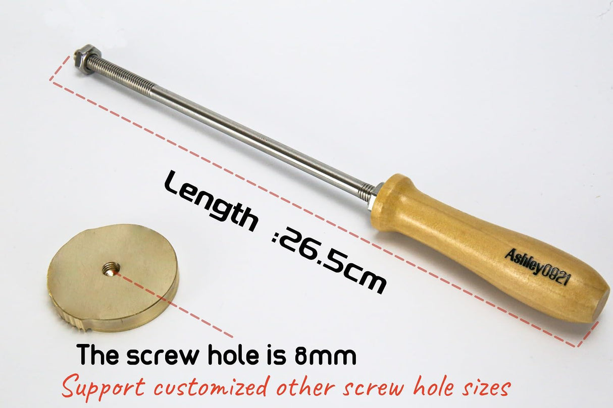 Personalised Custom Branding Iron for Burgers and BBQ Grilling Ashley0921-custom personalized stamps-