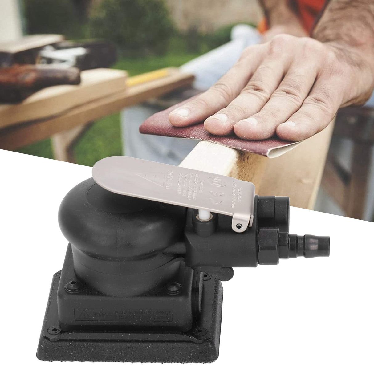 Garosa Air Sander Pneumatic Sandpaper Sanding Machine Polisher for Wood Metal Garosa