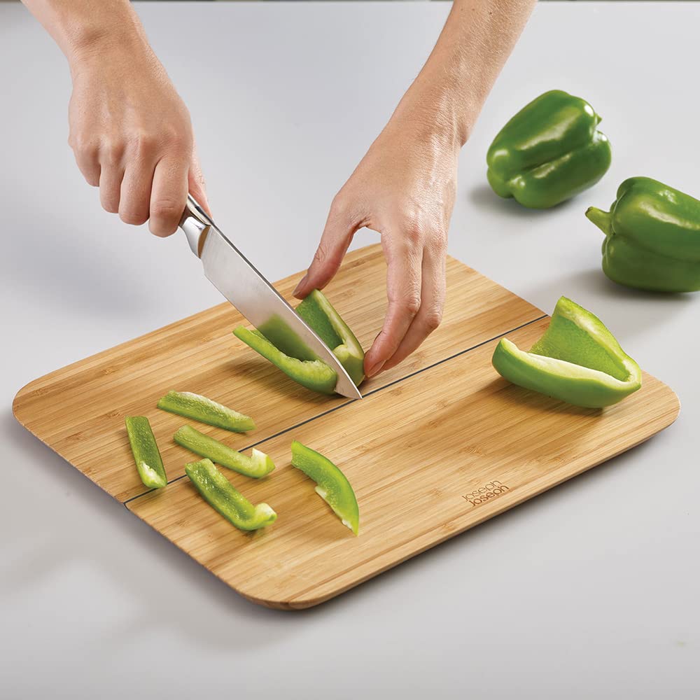 Joseph Joseph Chop2Pot Foldable Bamboo Cutting Board, Large Joseph Joseph
