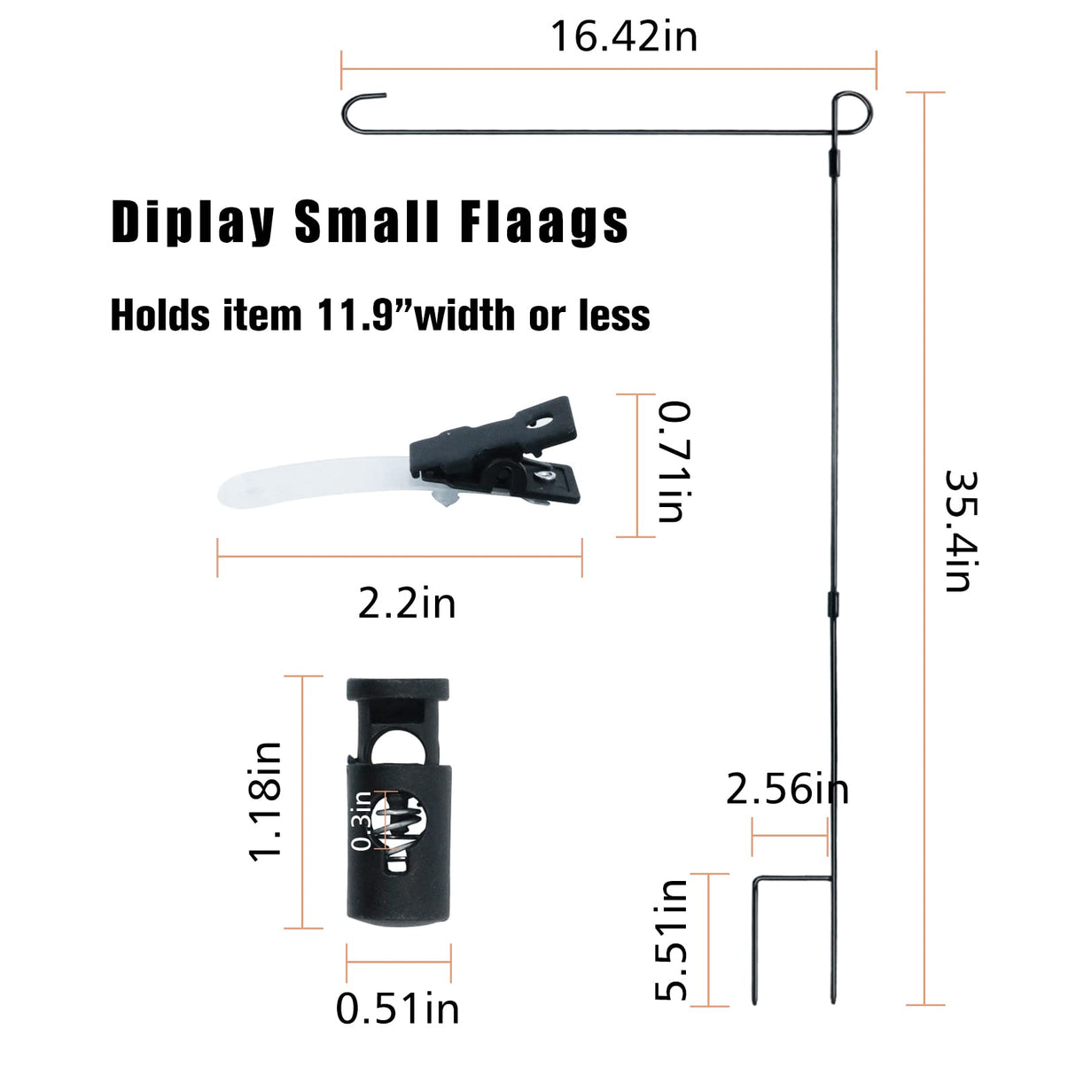 MAIKESUB Double Sided White Sublimation Blank Polyester Flags for Garden and Yard Canvas BannerLawn Garden Flags DIY Halloween Decorative Flag (Garden Flag Stand) MAIKESUB