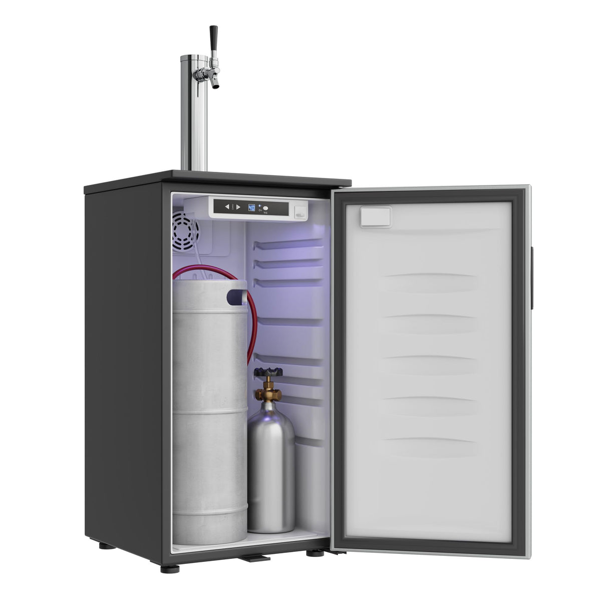 EdgeStar KC1000SS Craft Brew Kegerator for 1/6 Barrel and Cornelius Kegs EdgeStar