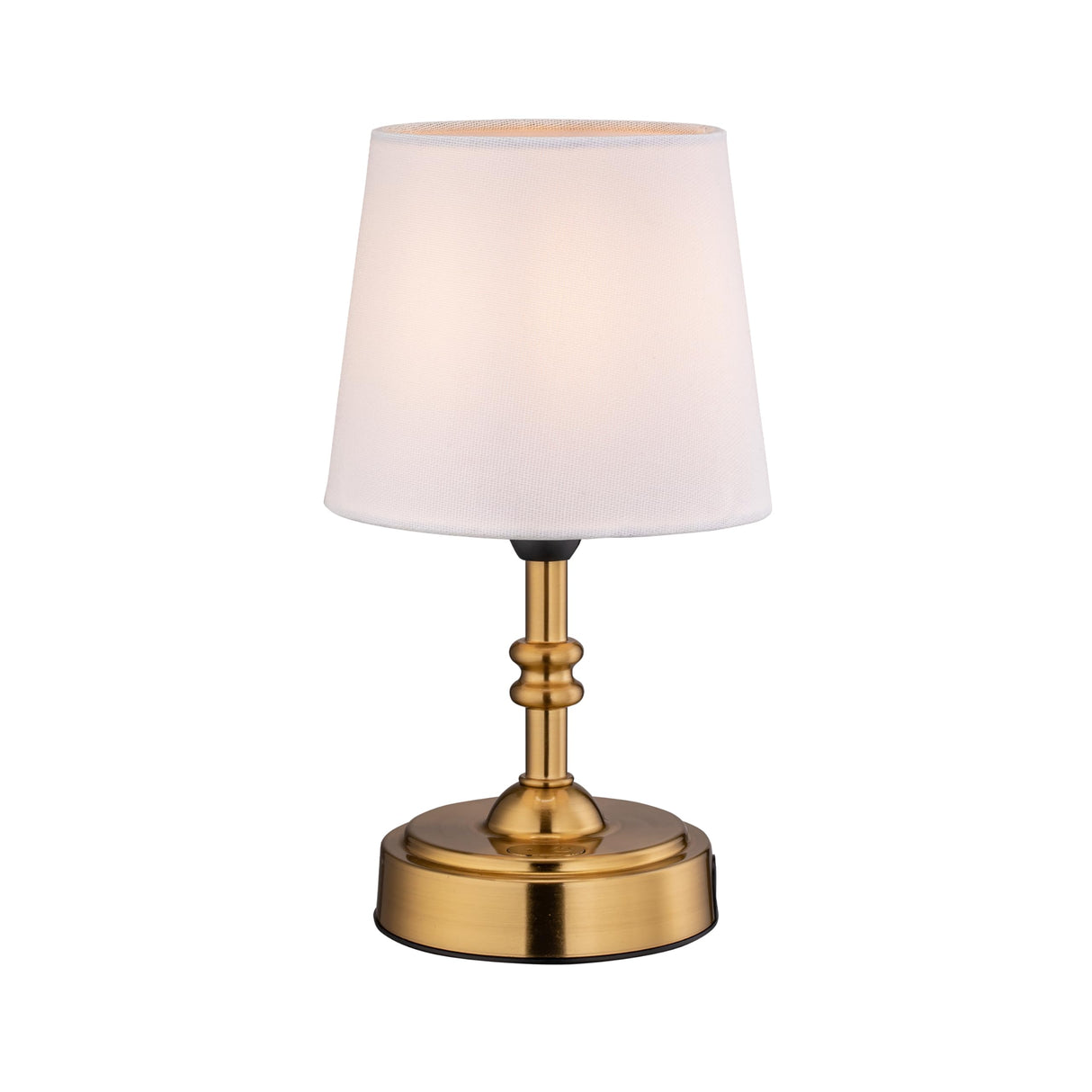 O’Bright Seraph Mini – Cordless LED Table Lamp with Dimmer, Built-in Rechargeable Battery, 3-Level Brightness, Patio Table Lamp, Bedside Night Lamp, Ambient Light for Restaurant, Antique Brass O'Bright