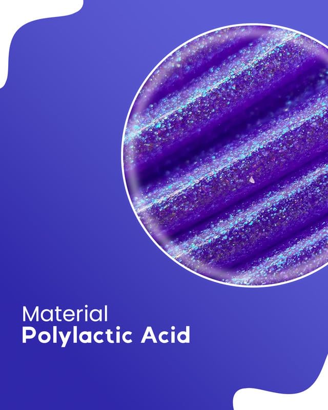 Cookiecad PLA Filament 1.75mm 1kg Iridescent Glitter 3D Printer Filament - Witchcraft Elixir PLA Cookiecad