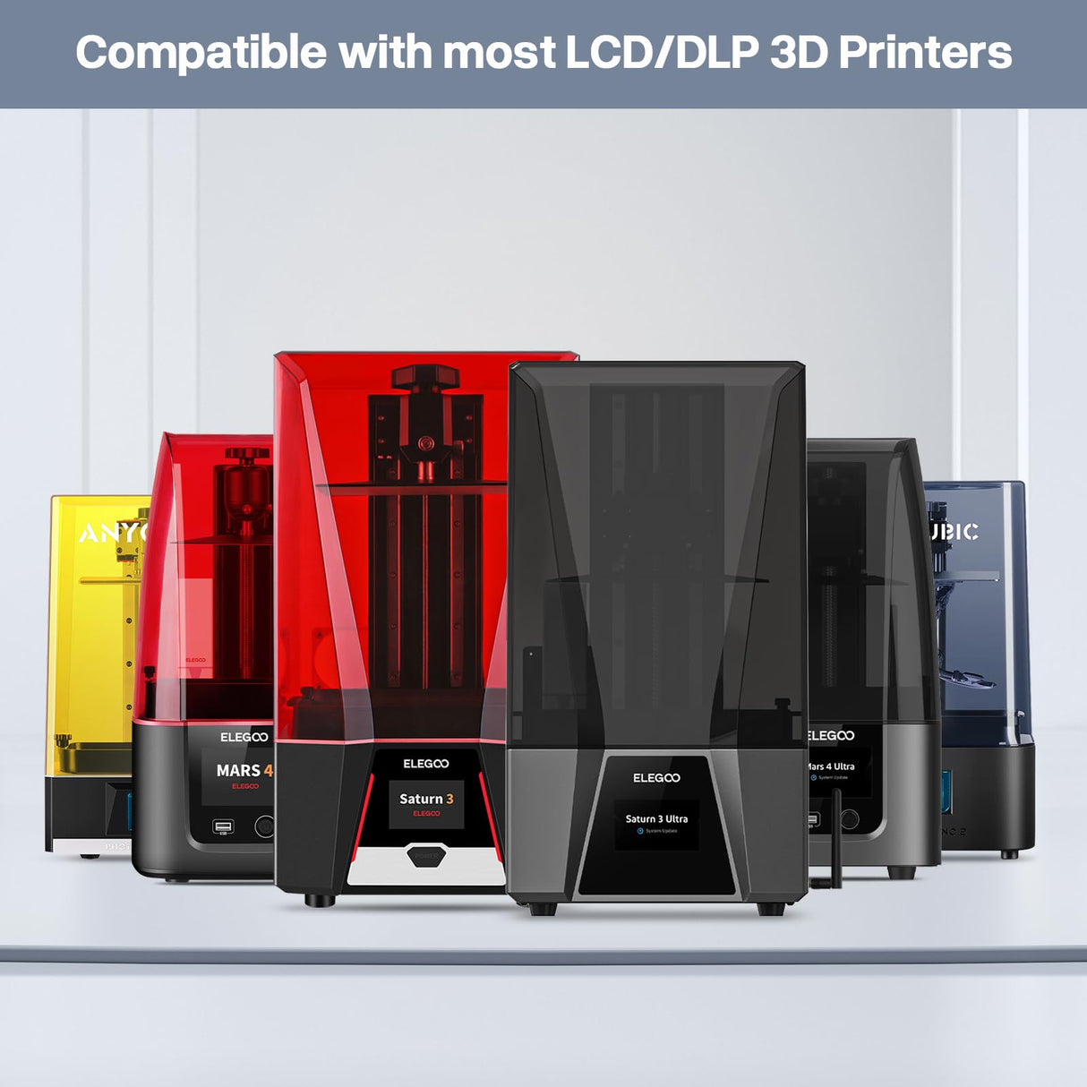 ELEGOO Upgraded ABS Like Resin 3.0, 405nm UV-Curing 3D Printer Resin with Higher Precision and Lower Shrinkage, Enhanced Strength and Toughness Photopolymer Resin for LCD Printer White 1000G ELEGOO