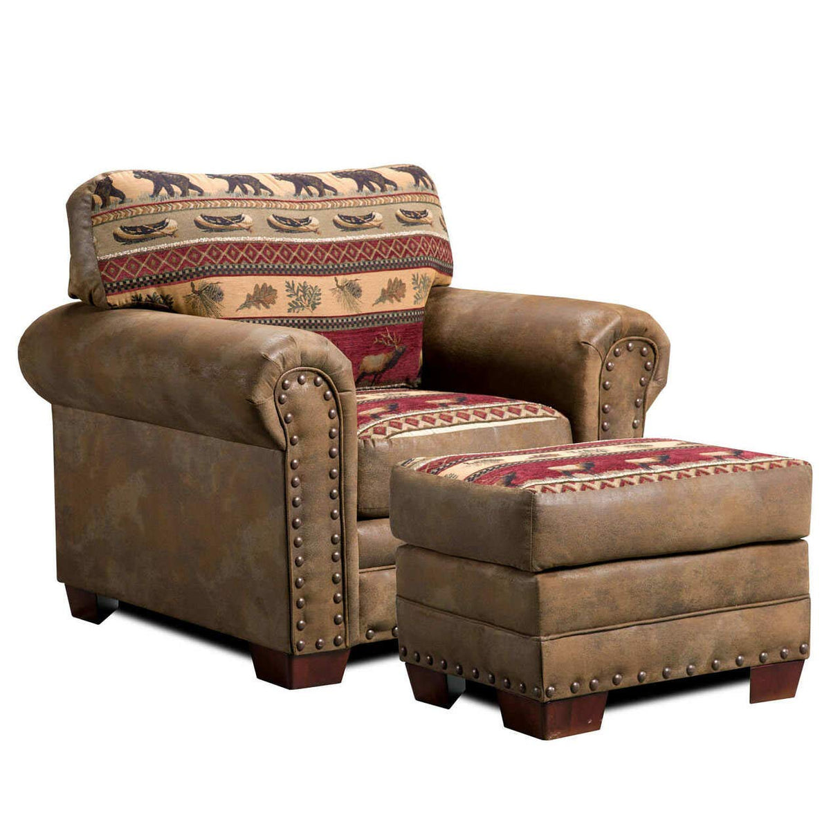 American Furniture Classics 4-Piece Sierra Lodge Sleeper Sofa American Furniture Classics