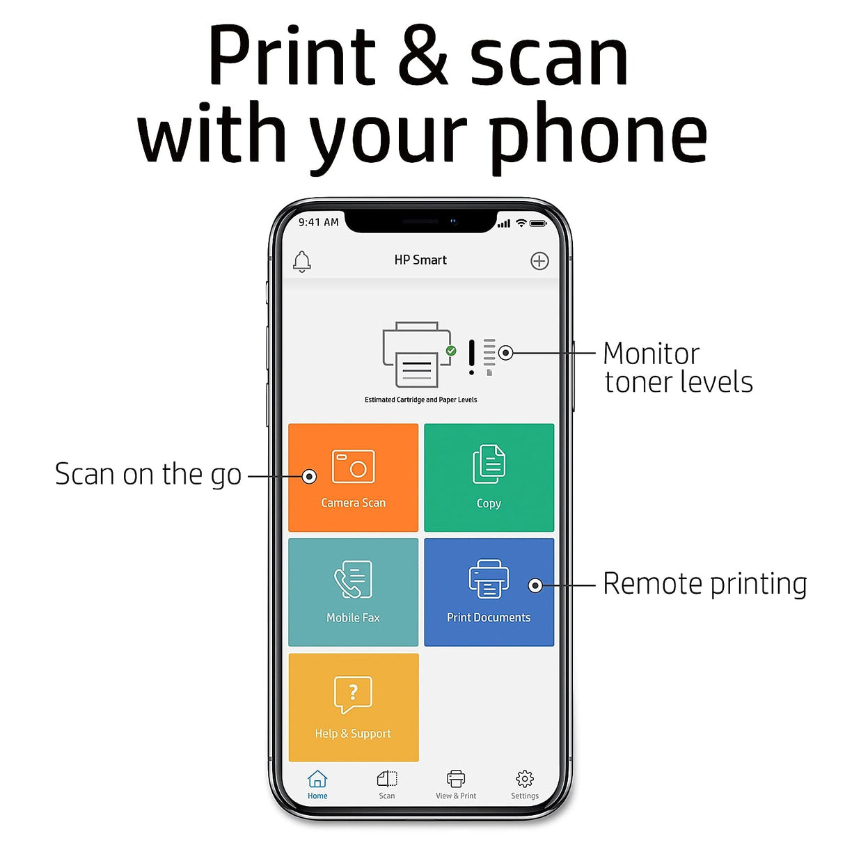 HP Color LaserJet Pro M182nw Wireless All-in-One Laser Printer, Remote Mobile Print, Scan & Copy, Works with Alexa (7KW55A), White HP