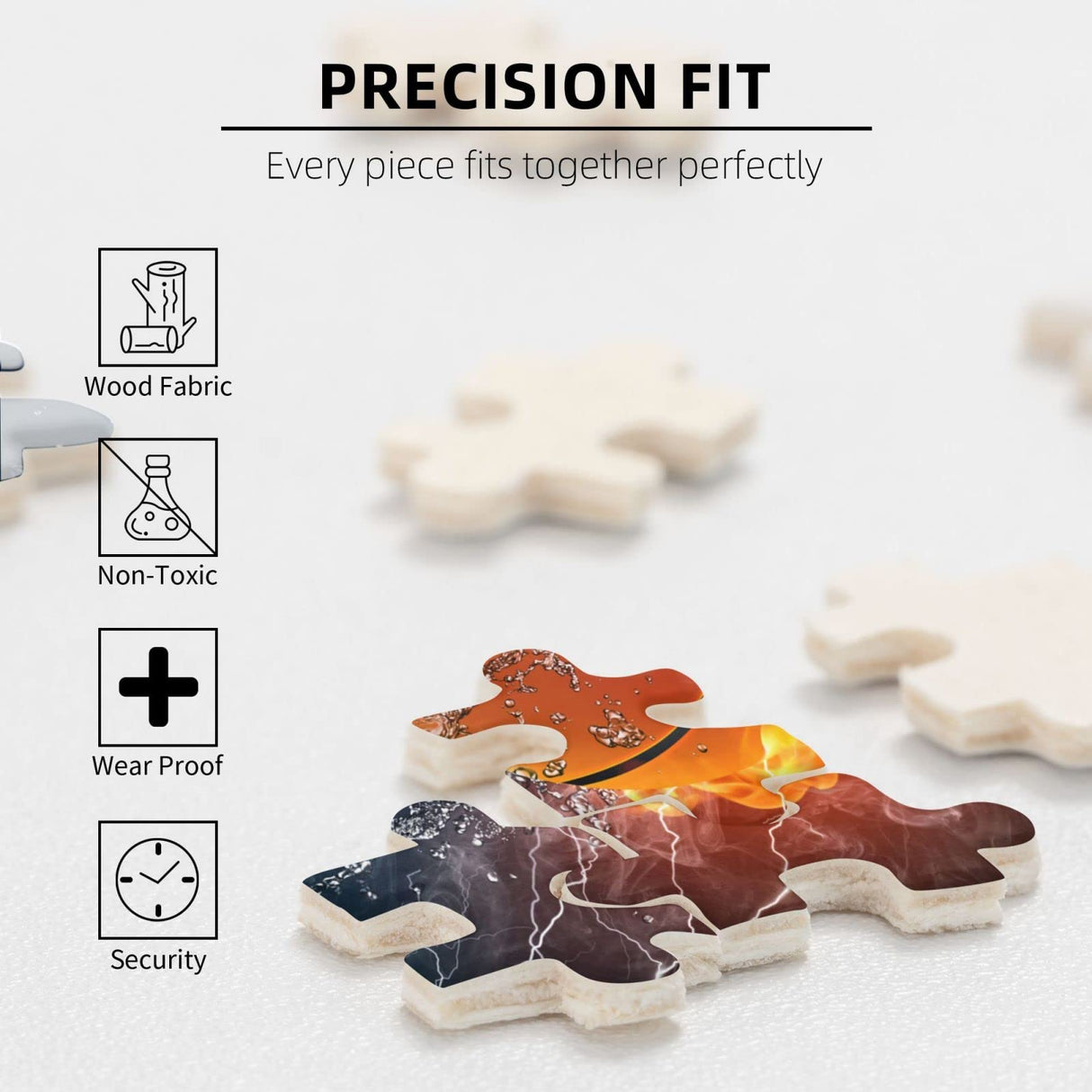 Wooden Jigsaw Puzzles 500 Piece Basketball Fire Intellective Game for Teens Modern Stylish Nice Collection Home Decoration Futterya