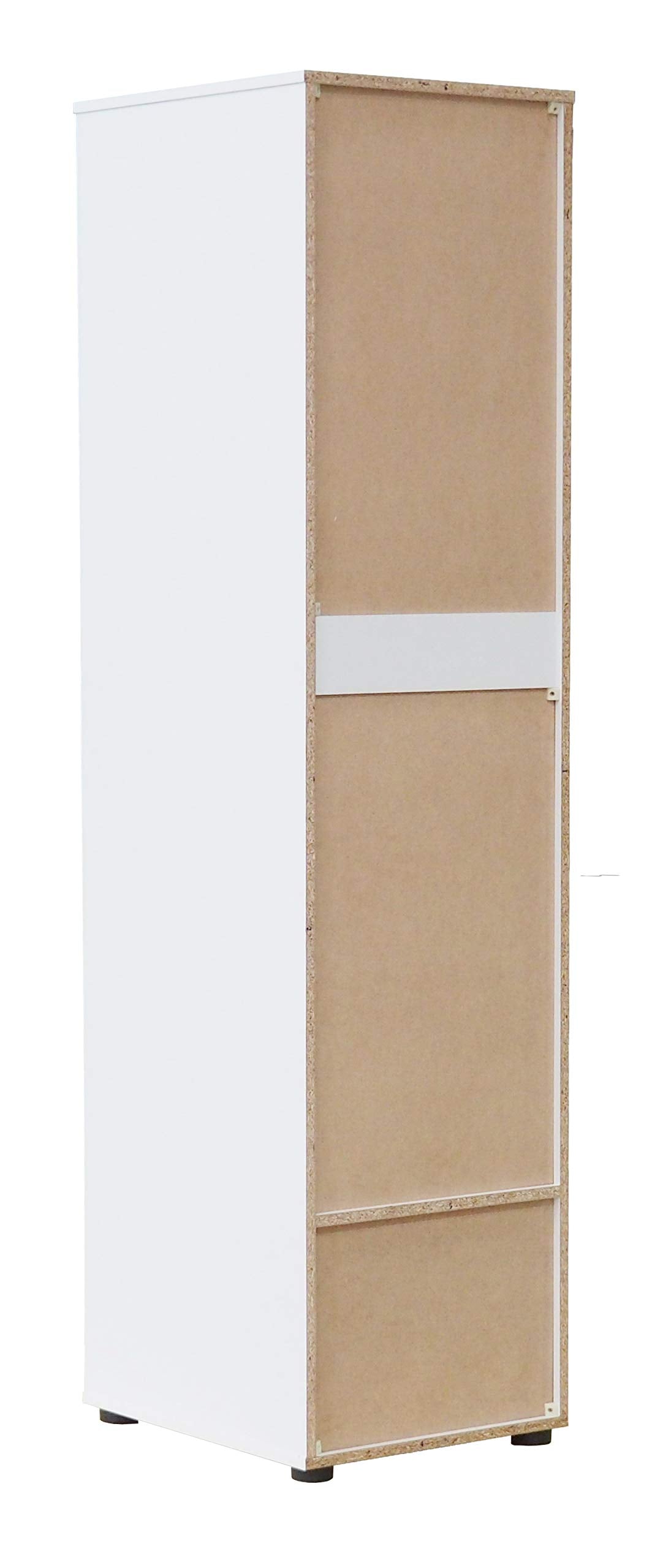 Kings Brand Furniture - Corry Wardrobe Armoire Storage Closet, White Kings Brand Furniture