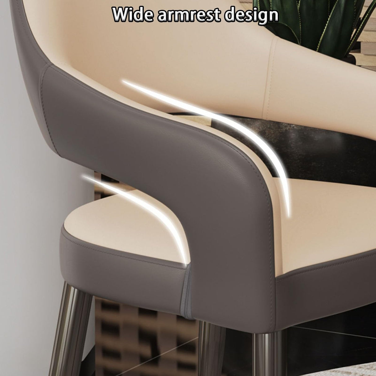 YUGXTH Office Reception Room Club Table and Chair Set, Coffee Kitchen Dining Table Set for 4, Business Conference Room Coffee Table, 80 Cm Office Conference Table, Space-Saving(Orange+Dark Gray) YUGXTH