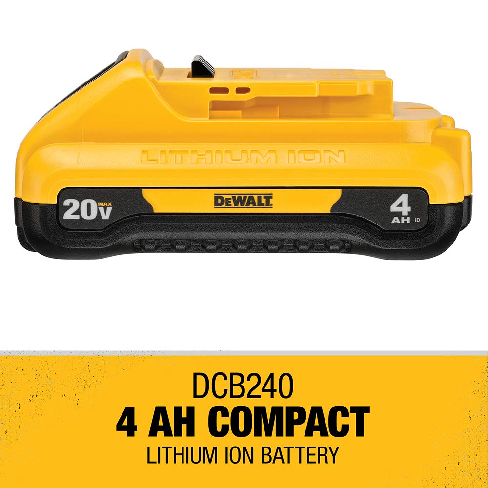 DEWALT 20V MAX 4 Ah Lithium Ion Battery (DCB240) DEWALT