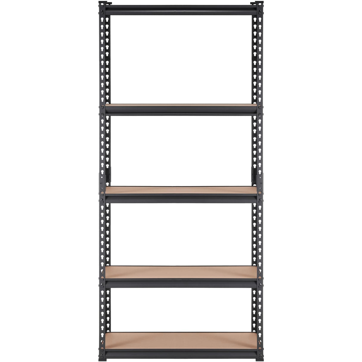 VEVOR Storage Shelving Unit, 5-Tier Adjustable, 2000 lbs Capacity, Heavy Duty Garage Shelves Metal Organizer Utility Rack, Black, 36" L x 18" W x 72" H for Kitchen Pantry Basement Bathroom Laundry VEVOR