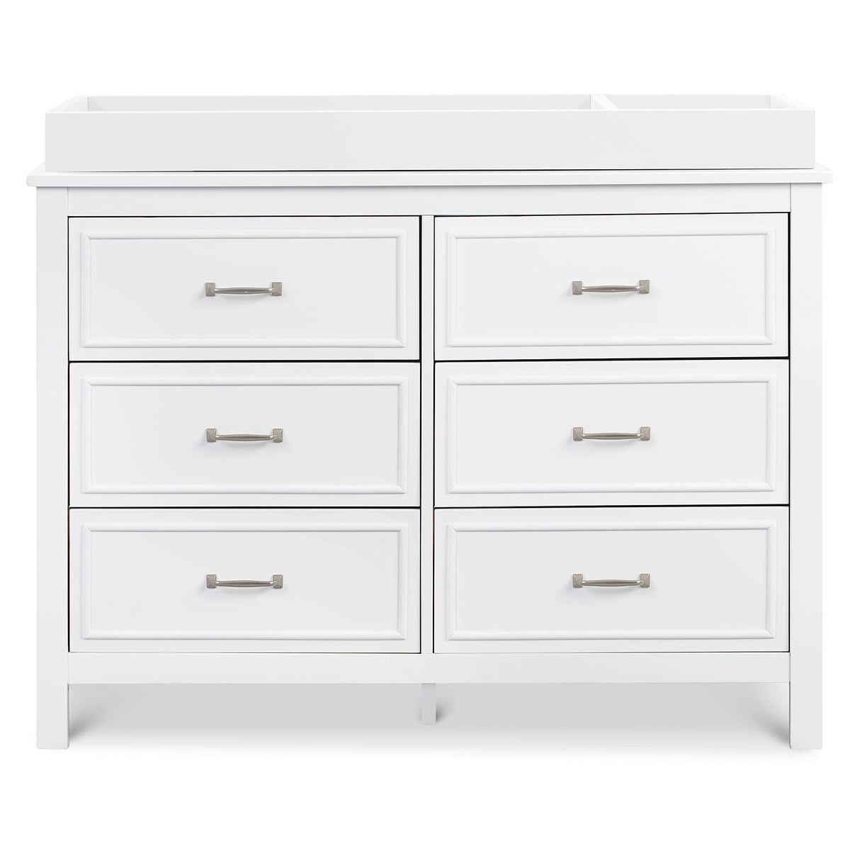 DaVinci Charlie 6-Drawer Double Dresser in White DaVinci