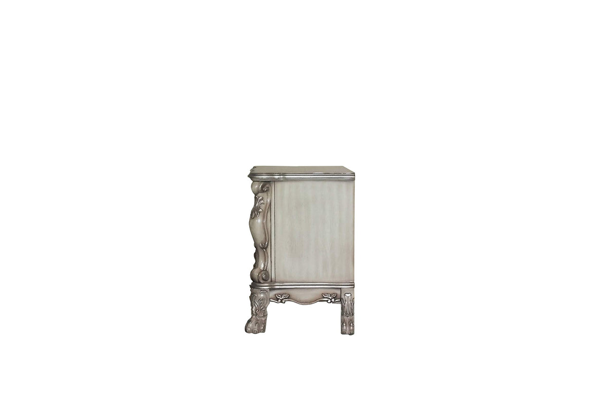 Acme Dresden Nightstand in Vintage Bone White ACME Furniture