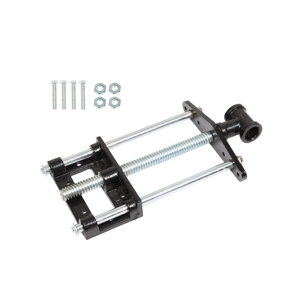 kimllier 9 Inch Woodworking Bench Vise Heavy Duty Steel Front Bench Table Vise with Mounting Screws Durable Woodworking Vise Fit for Home kimllier